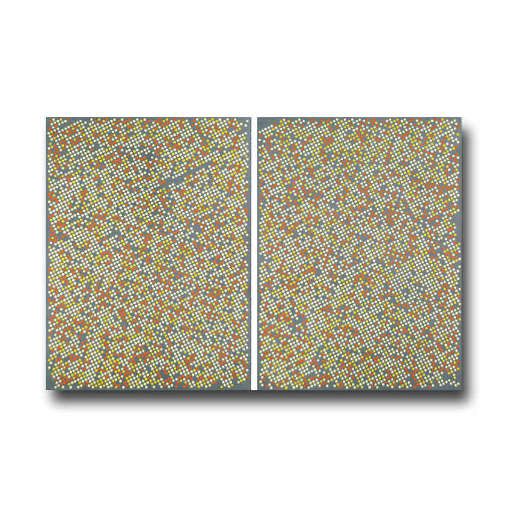 Untitled (yellow diptych)